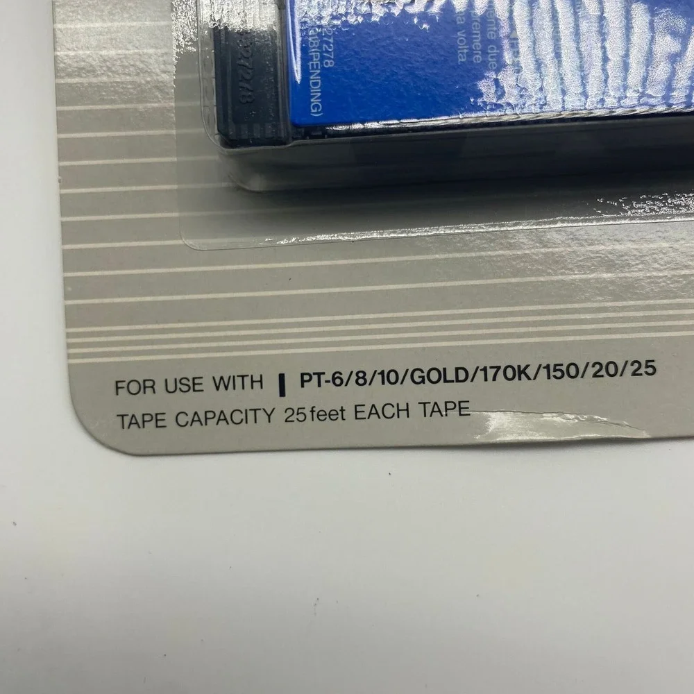 Brother P Touch Black Lettering TC-00 1/2